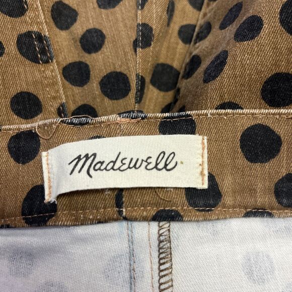 Madewell Jeans Women’s 10" High-Rise Skinny in Leopard Dot Print Size 31 - Picture 5 of 7